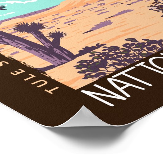 Joshua Tree National Park Tule Springs Distress Poster (Hoek)