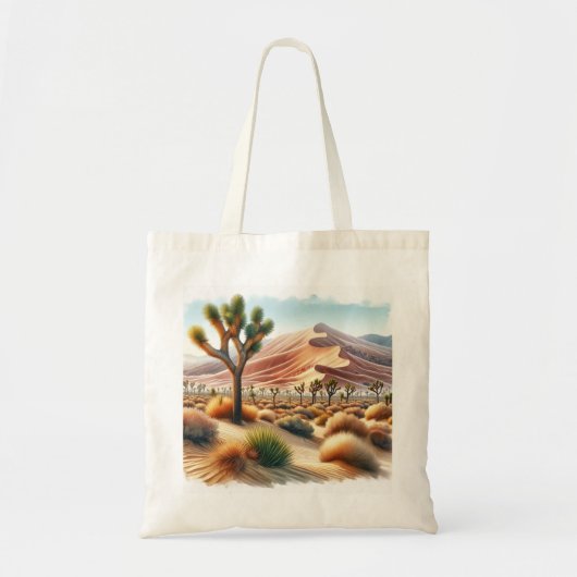 Joshua Tree National Park Turkey Flats Sand Dunes Tote Bag (Voorkant)