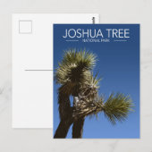 Joshua Tree National Park vertakkingen gestileerde Briefkaart (Voorkant / Achterkant)