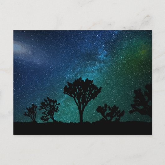 Joshua Tree Night Sky Briefkaart (Voorkant)