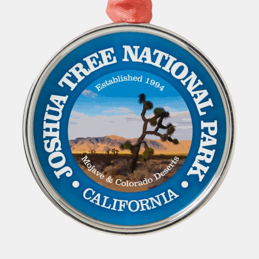 Joshua Tree NP2 Metalen Ornament (Voorkant)