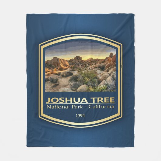 Joshua Tree NP (PF1) Fleece Deken (Voorkant)