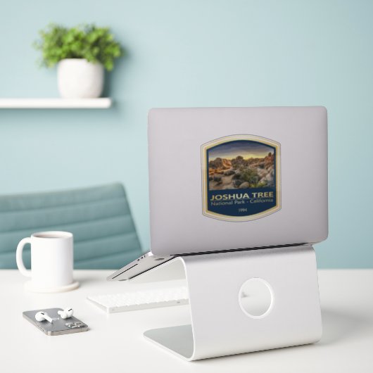 Joshua Tree NP (PF1) Sticker (Laptop op bureau)