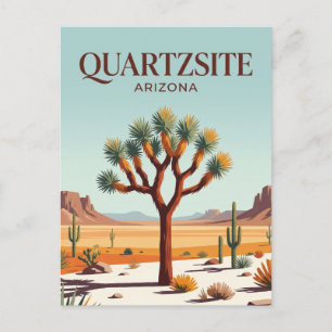 Joshua Tree Parkway bij Quartzsite Arizona Briefkaart