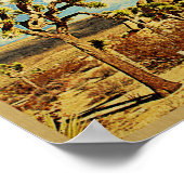 Joshua Tree Poster Parc national du Vintage voyage (Coin)