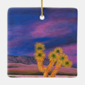 Joshua tree Sunset Keramisch Ornament (Achterkant)