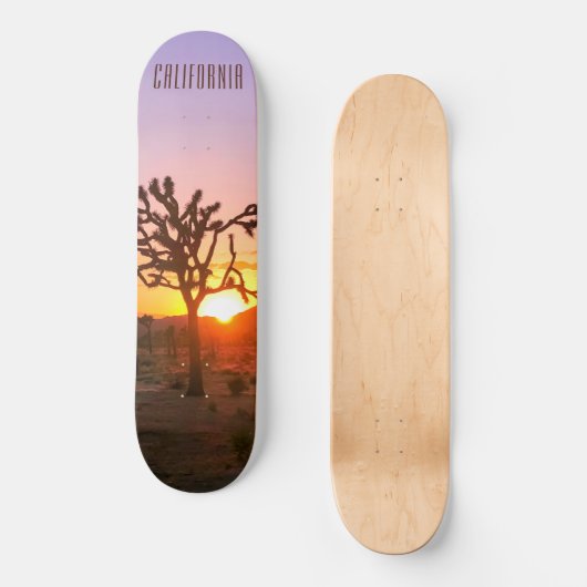 Joshua Tree Sunset Skateboard (Voorkant)