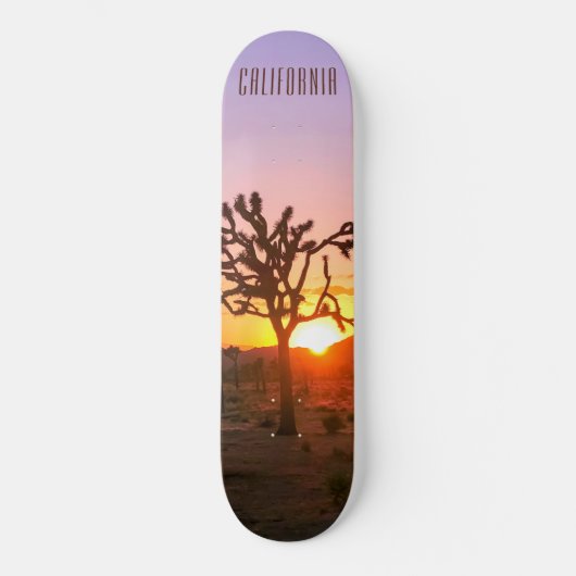 Joshua Tree Sunset Skateboard (Voorkant)
