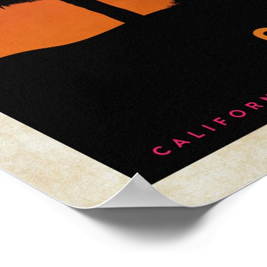  Joshua Tree Sunset Travel Poster (Hoek)