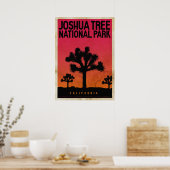  Joshua Tree Sunset Travel Poster (Keuken)