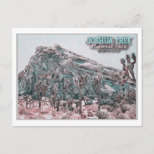 JOSHUA TREE WATERVERF - VERENIGDE STATEN VAN CALIF BRIEFKAART (Voorkant)