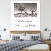 Joshua Trees Nationaal Park Canvas Afdruk (Insitu (Slaapkamer))
