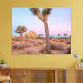 Joshua Trees Sunrise Canvas Afdruk (Insitu (Woonkamer))