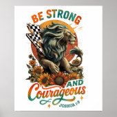 Joshus 1:9 poster (Voorkant)