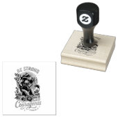 Joshus 1:9 rubberstempel (Gestempeld)