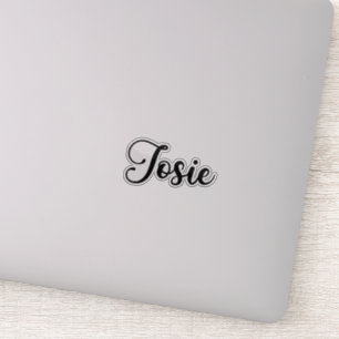 Josie Naam - Handgeschreven kalligrafie Sticker
