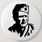 Josip Broz Tito Ronde Button 6,0 Cm (Voorkant)