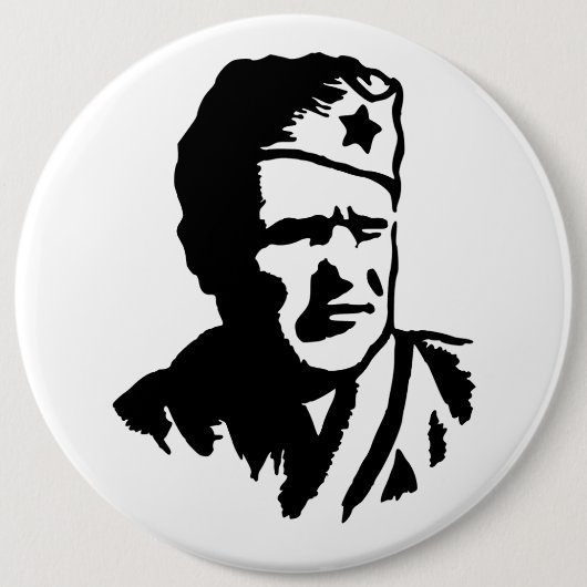 Josip Broz Tito  Ronde Button 6,0 Cm (Voorkant)