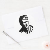 Josip Broz Tito Ronde Sticker (Envelop)