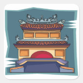 Joss House Vierkante Sticker (Voorkant)