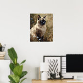 Jote Balinese Cat Art Imprimer Poster (Bureau à domicile)