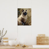 Jote Balinese Cat Art Imprimer Poster (Cuisine)