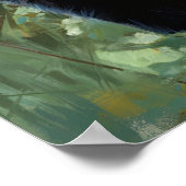 Jote Black Bombay Cat Art Imprimer Poster (Coin)