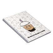 Jote Boba Bubble Tea Pun Carnet photo Spiral (Côté Droit)