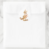 Jote Cartoon Kangaroo maman et Joey Sticker (Sac)