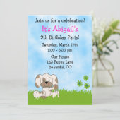 Jote Chien Chien Chien Anniversaire Invitation pou (Debout devant)