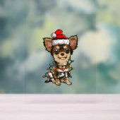 Jote Chihuahua Père Noël Feux de Noël Joyeux Noël (Neutre)
