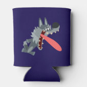 Jote Excitée Cartoon Wolf Can Bottle Glacière (Dos)
