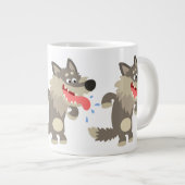 Jote Fameux Cartoon Wolf Jumbo Mug (Devant droit)
