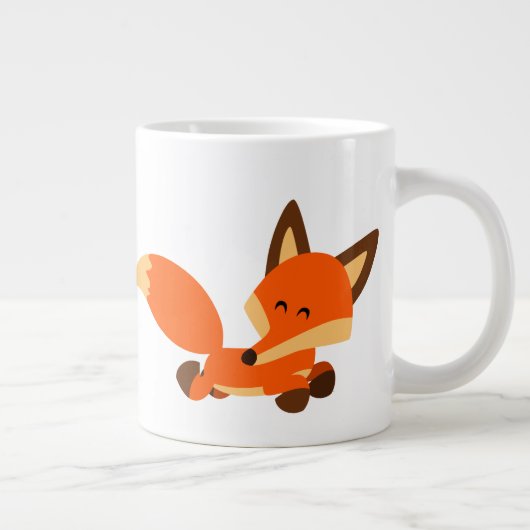 Jote Fleet Cartoon Fox Jumbo Mug (Droite)