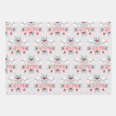 Jote Fox Kids Enveloppement de Noël Feuilles de pa (Devant)