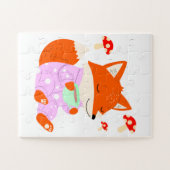 Jote Fox Pajama Puzzle pour enfants (Horizontal)