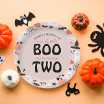Jote Halloween Little BOO tournant DEUX 2e anniver<br><div class="desc">Cute Halloween Little BOO tournant DEUX plaques de papier d'anniversaire 2e</div>