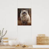 Jote Himalayan Cat Art Imprimer Poster (Cuisine)