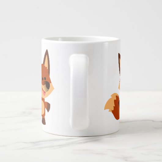 Jote Innocent Dessin Fox Jumbo Mug (Dos)