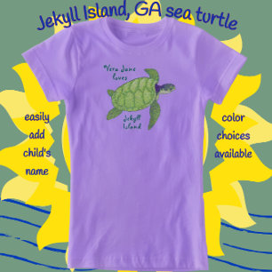Jote Jekyll Island Florida Sea Turtle T-Shirt