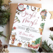 Jote Jingle et Mingle Christmas Party Invitation