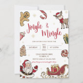 Jote Jingle & Mingle Christmas Party Invitation (Devant)