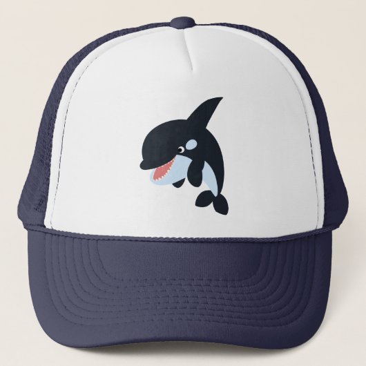 Jote joyeux caricature tueur baleine Casquette (Devant)