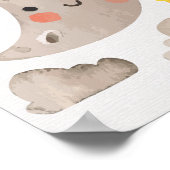 Jote Moon Stars Salle Décor Nursery Poster (Coin)