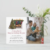 Jote Noël Nouveau Accueil Photo Moving Faire-part (Debout devant)