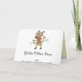 Jote Père Noël - Carte de Noël pour enfants (Dos)