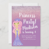 Jote Princess Party Doodle Invitation (Devant)