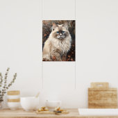 Jote Ragdoll Art Chat Imprimer Poster (Cuisine)