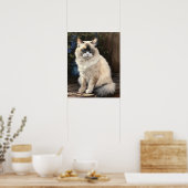 Jote Ragdoll Art Chat Imprimer Poster (Cuisine)