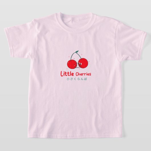  Jote Red Cherries Les enfants T-shirt basique  (Poser)
